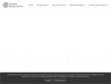 Tablet Screenshot of clinicarenacimiento.com